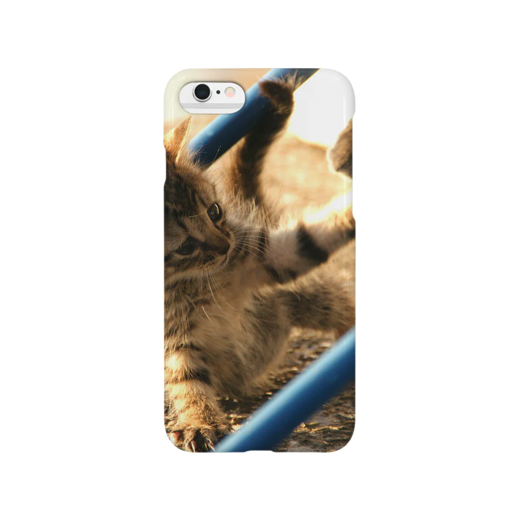 シッポ追いの猫写真店のうにゃ！ Smartphone Case