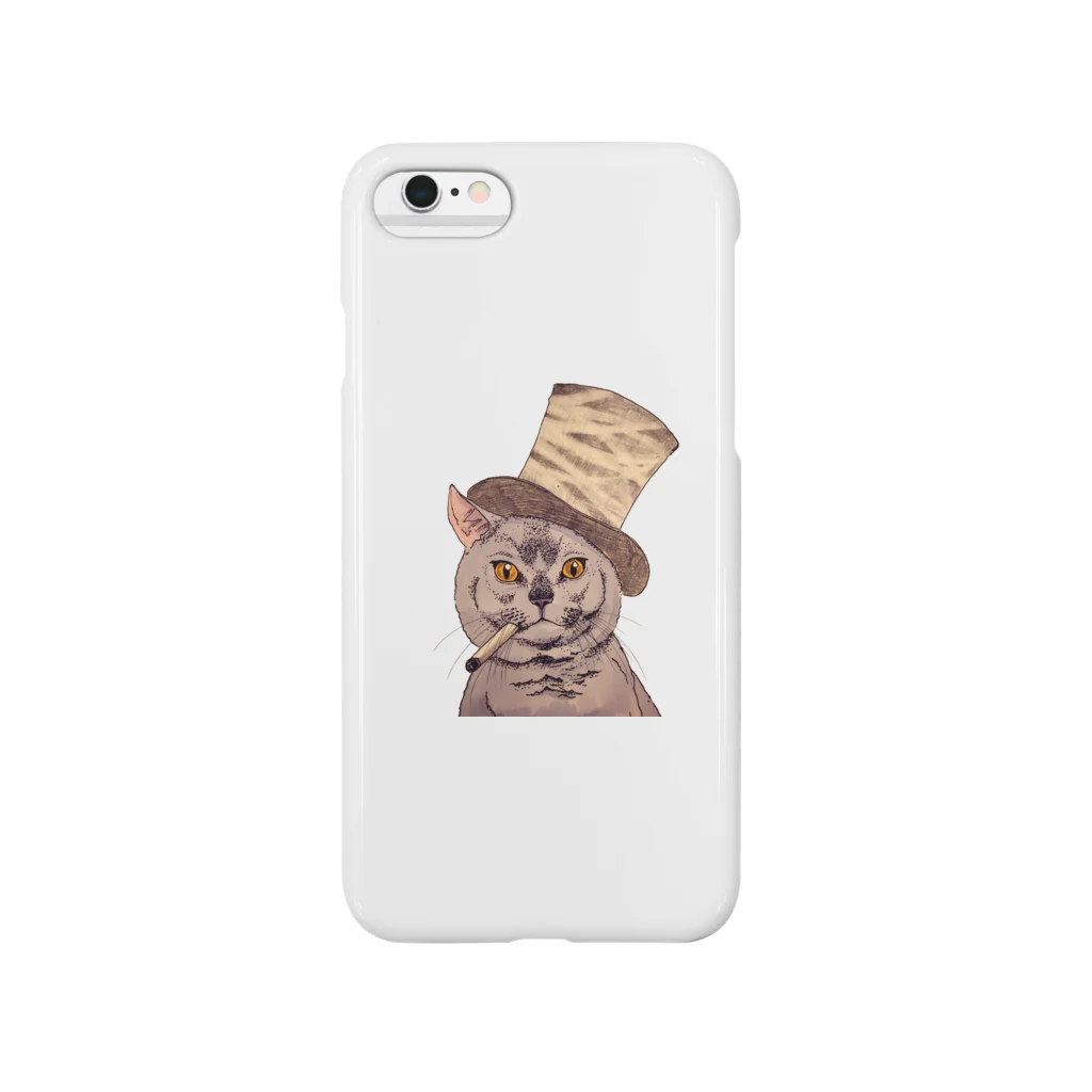 あっQ屋のDandy cat -紳士猫 Smartphone Case