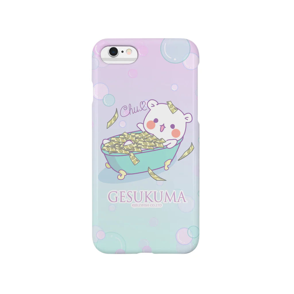 jellyfish@毒舌あざらしゲスくま公式のゲスくまiPhoneケース Smartphone Case