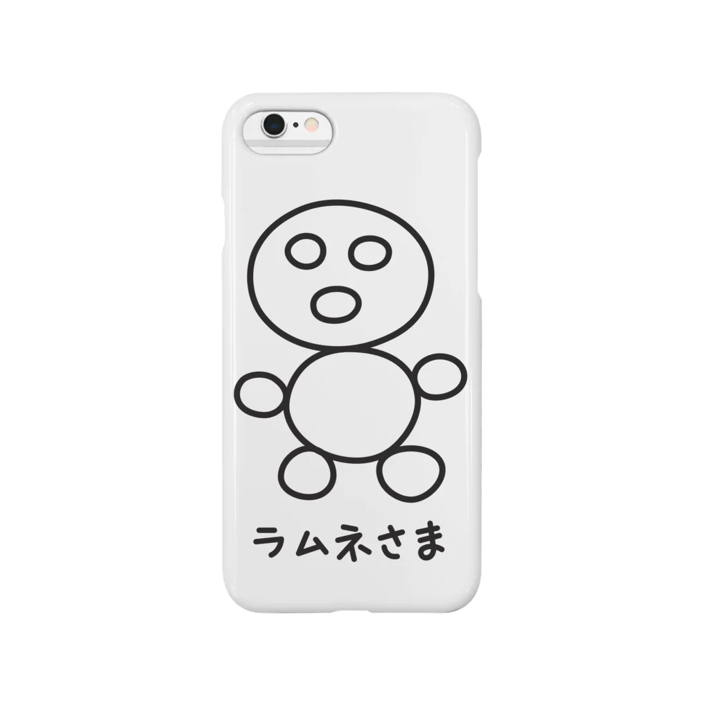 5ばさんショップのラムネさま【黒ライン】 Smartphone Case