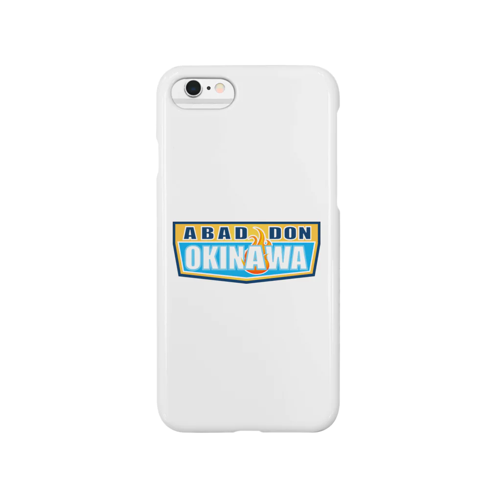 AROのABADDON OKINAWA BLUE LOGO Smartphone Case