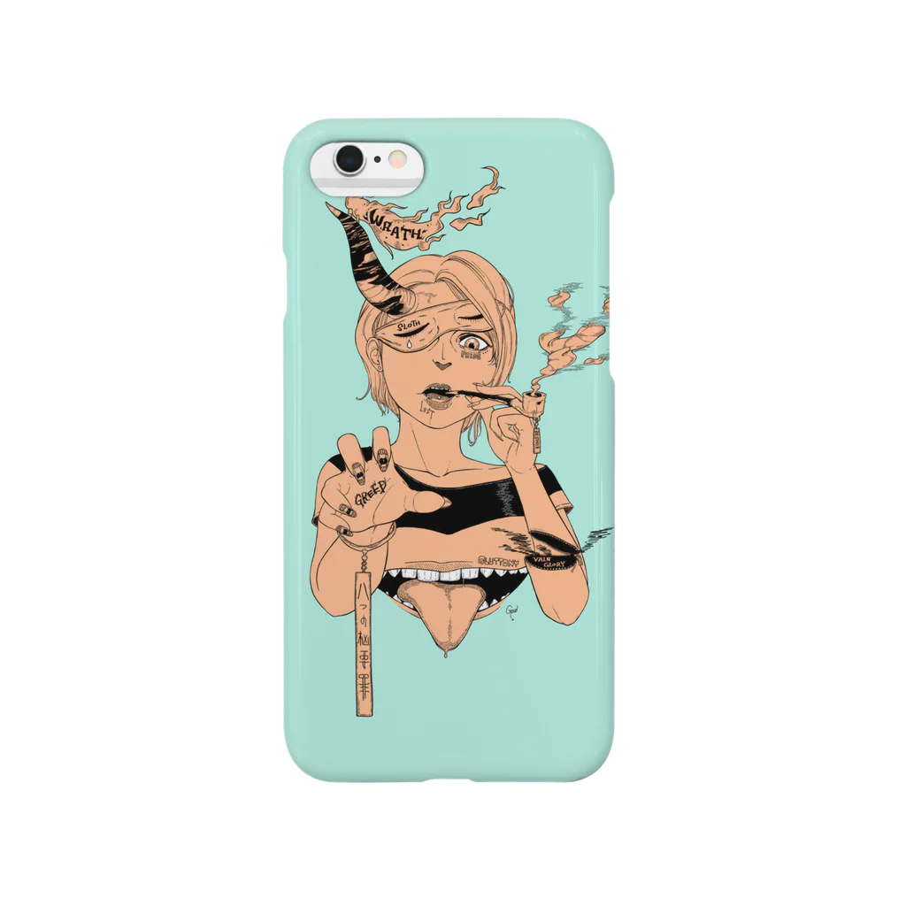 G!on@漫画家の八つの枢要罪 Smartphone Case