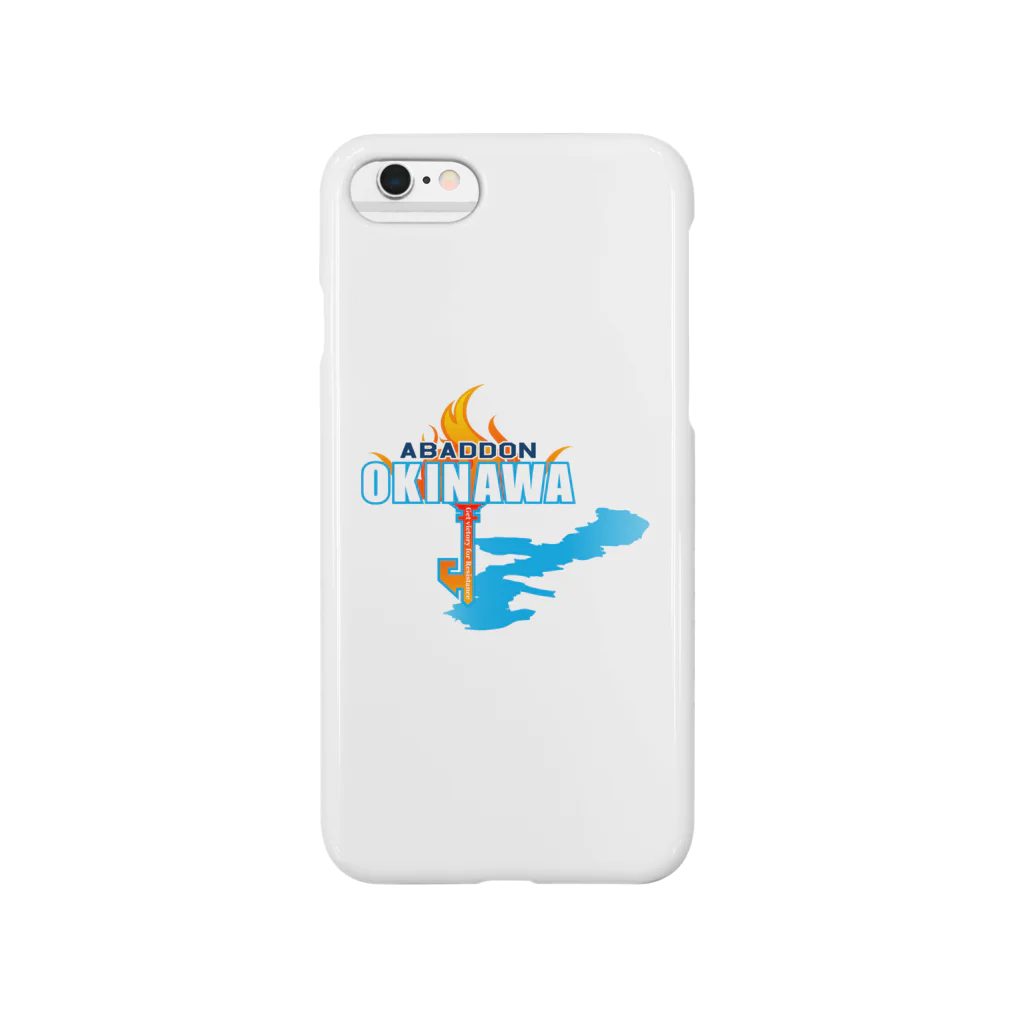 AROのABADDON OKINAWA BLUE FIGHT Smartphone Case