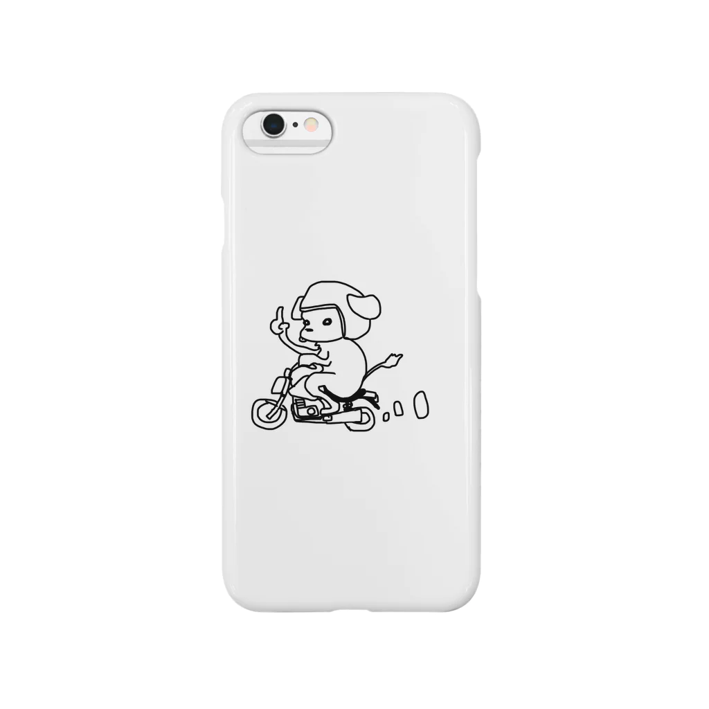 ごすとれい(M)のバイク犬 Smartphone Case