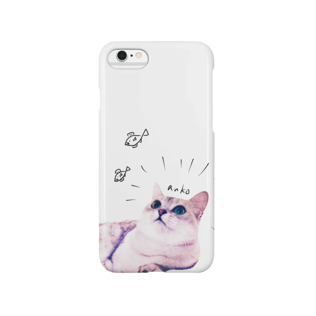  "chuna × kochi" cats shopのあんこ と おさかな。iPhoneケース スマホケース