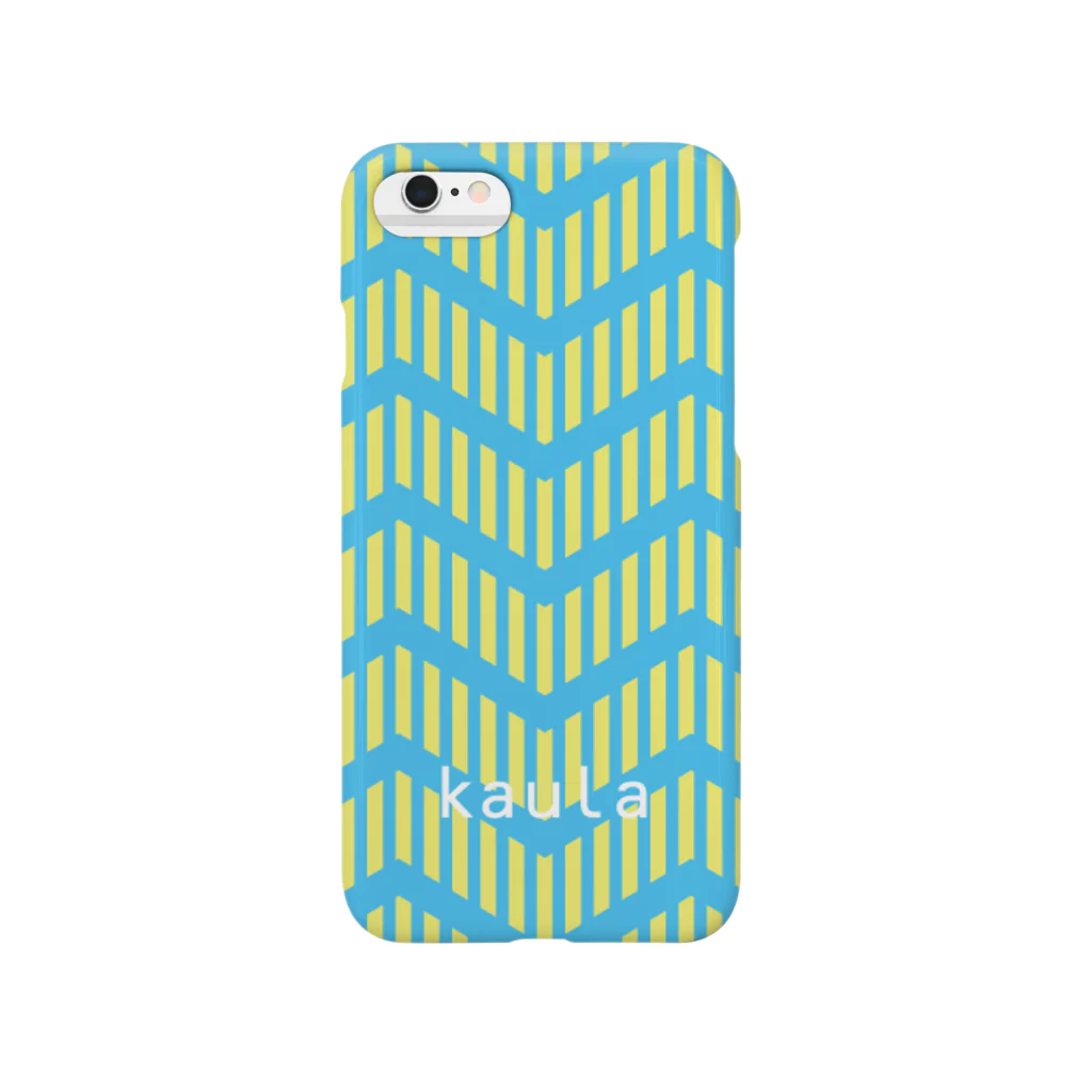 kaulaのkaula_zigzag01(sky) Smartphone Case