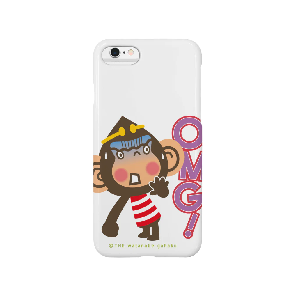 ザ・ワタナバッフルのドングリ頭のチンパンジー”オーマイガッ！OMG!” Smartphone Case