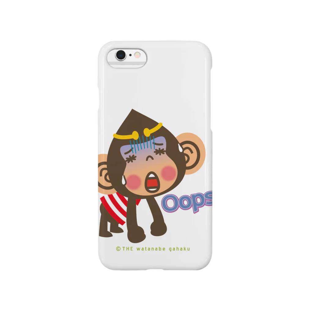 ザ・ワタナバッフルのドングリ頭のチンパンジー”ウープス/Oops!” Smartphone Case