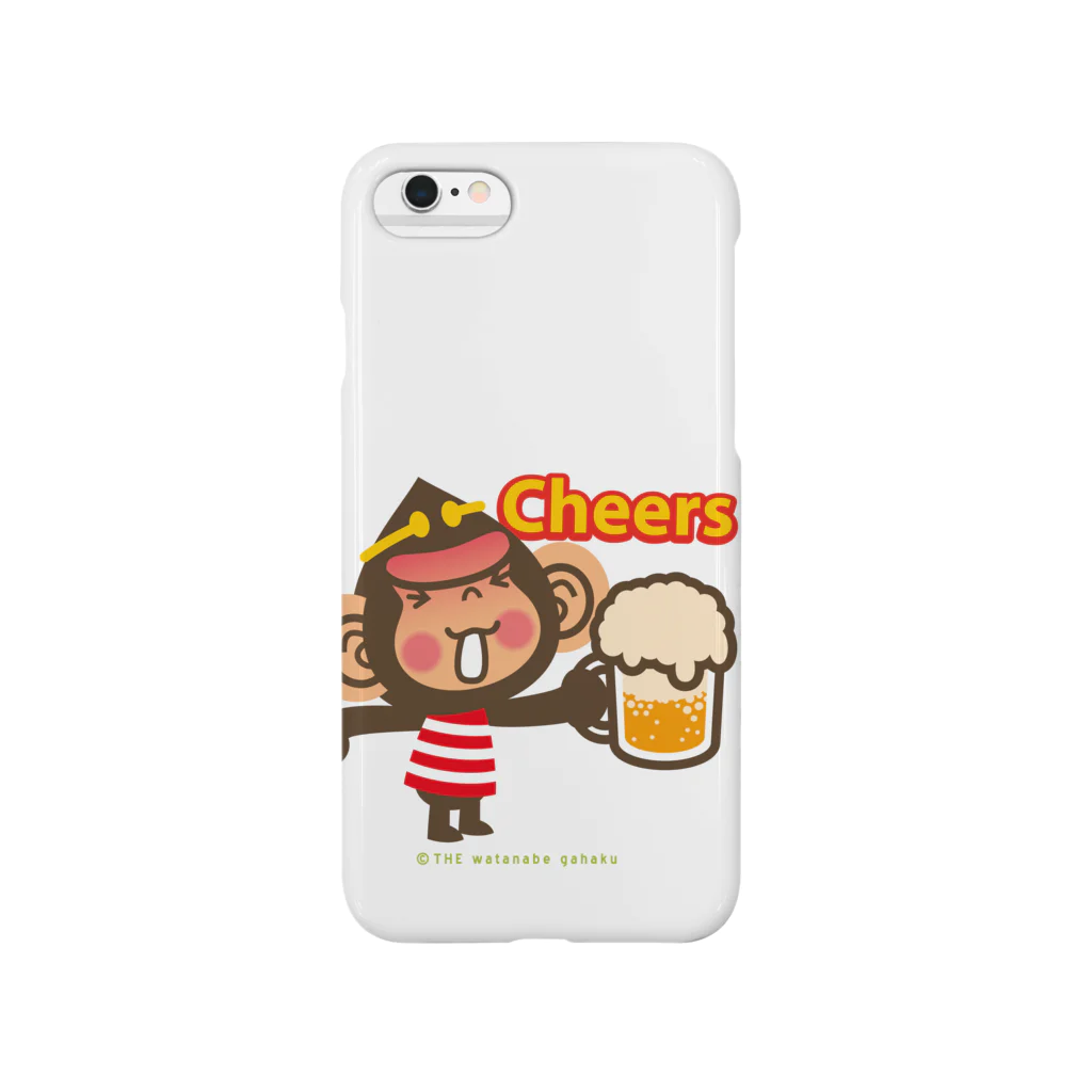 ザ・ワタナバッフルのドングリ頭のチンパンジー”cheers!” Smartphone Case