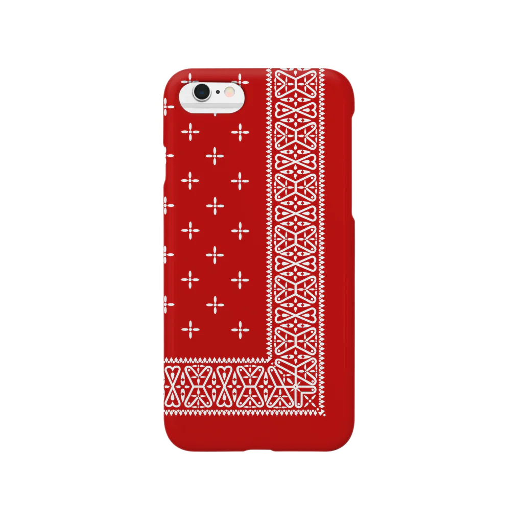 garyu_by_HiRiver_Designのヴィンテージバンダナver.2red Smartphone Case
