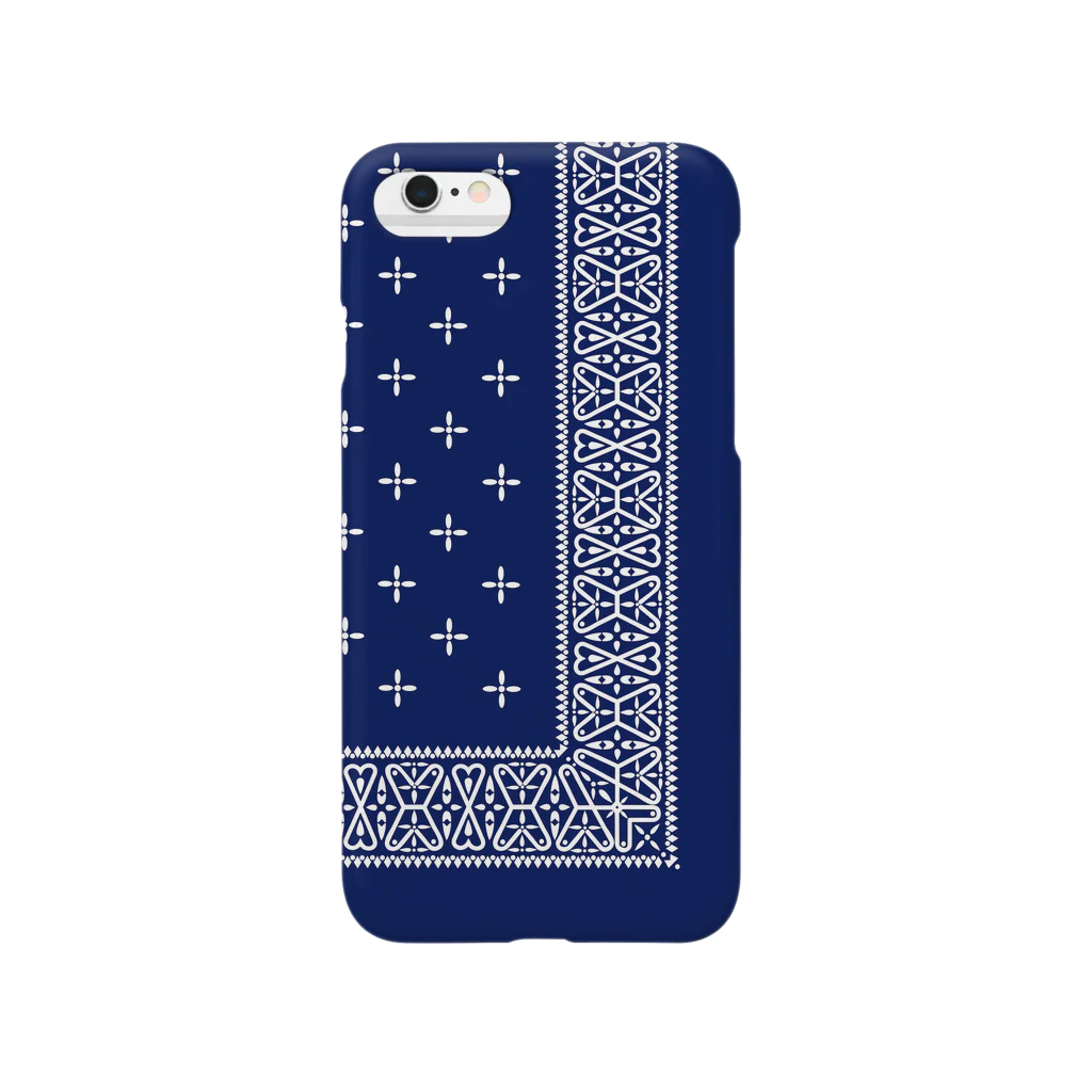 garyu_by_HiRiver_Designのヴィンテージバンダナblue Smartphone Case