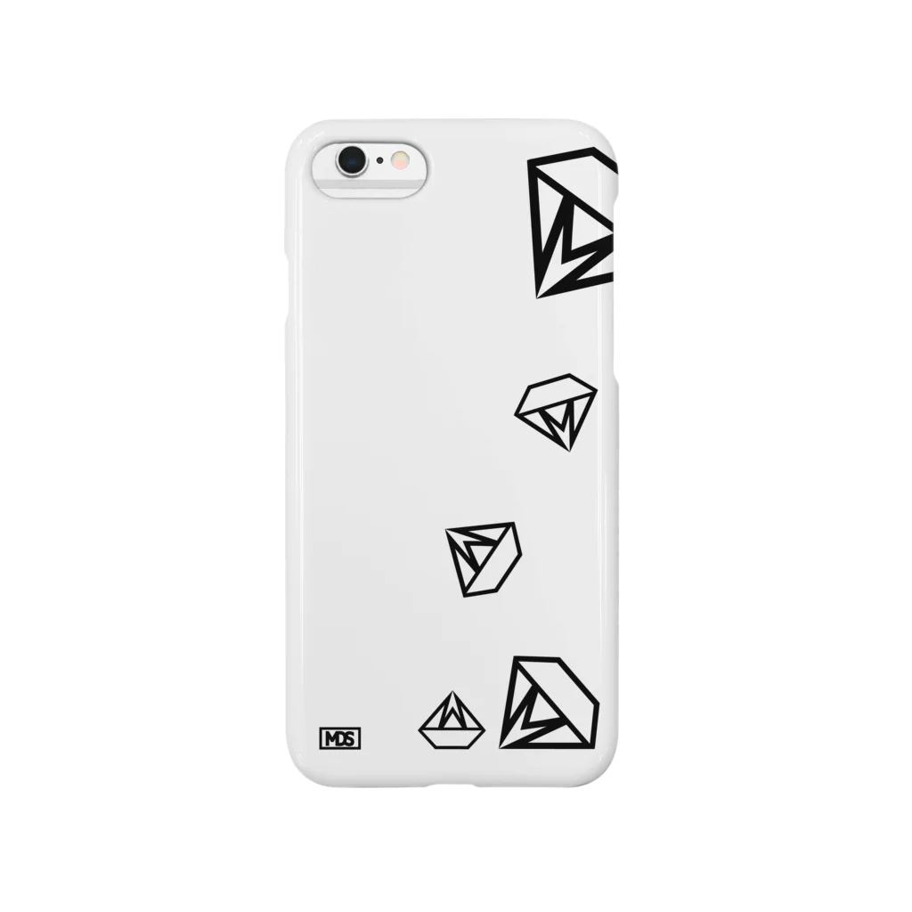 mininaldesignstyleのMDSロゴ(drop) Smartphone Case