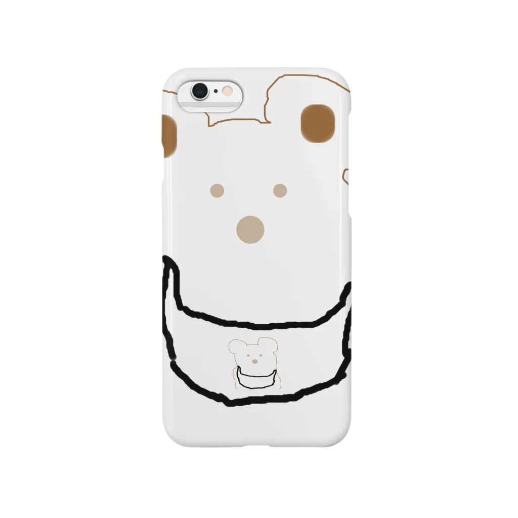 miitaのクマ（ヨダレかけ） Smartphone Case