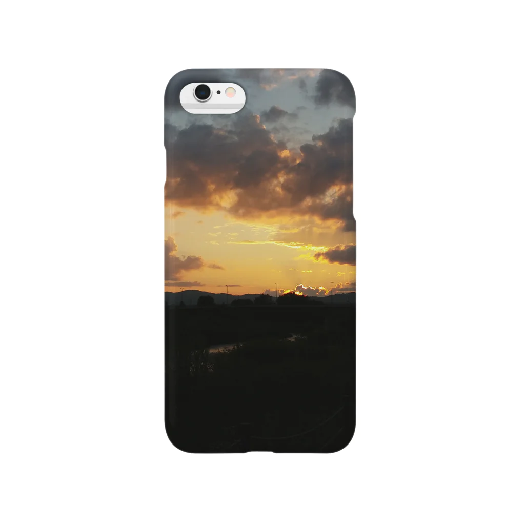 旧太郎Shopの夕焼け Smartphone Case