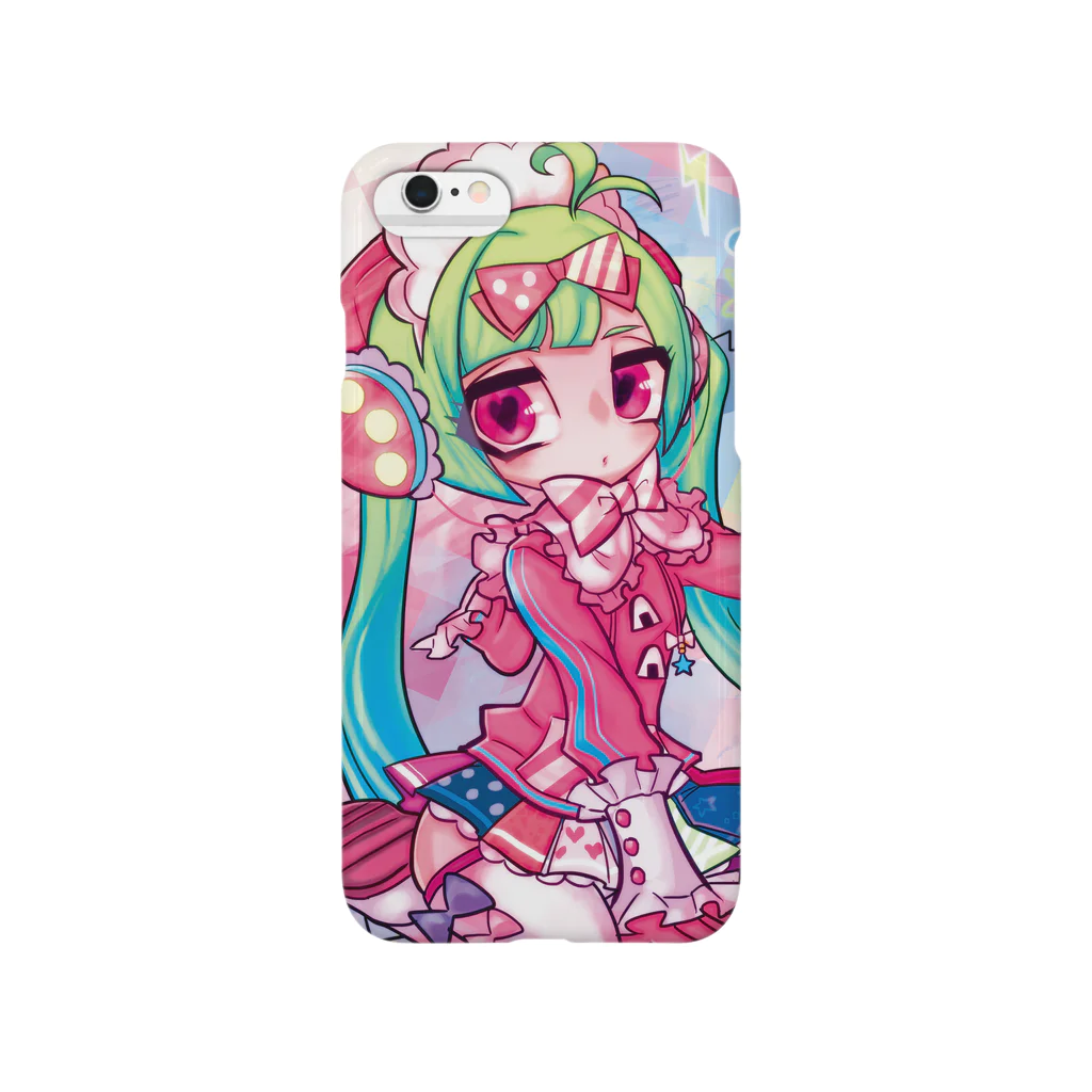 ホネピンク@絵が好きな人のおちゃめ女の子ケース Smartphone Case