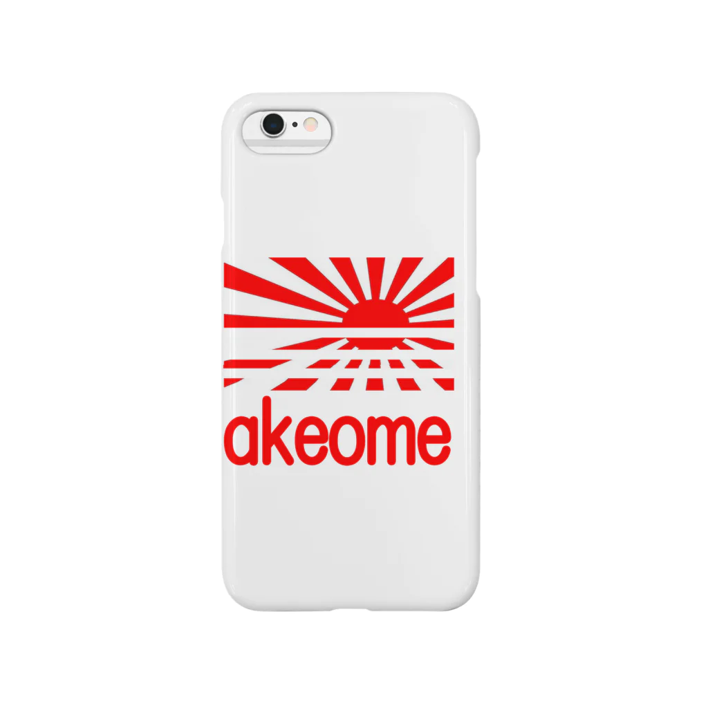 AAAstarsのakeome(あけましておめでとうの短縮形でアケオメ) スマホケース