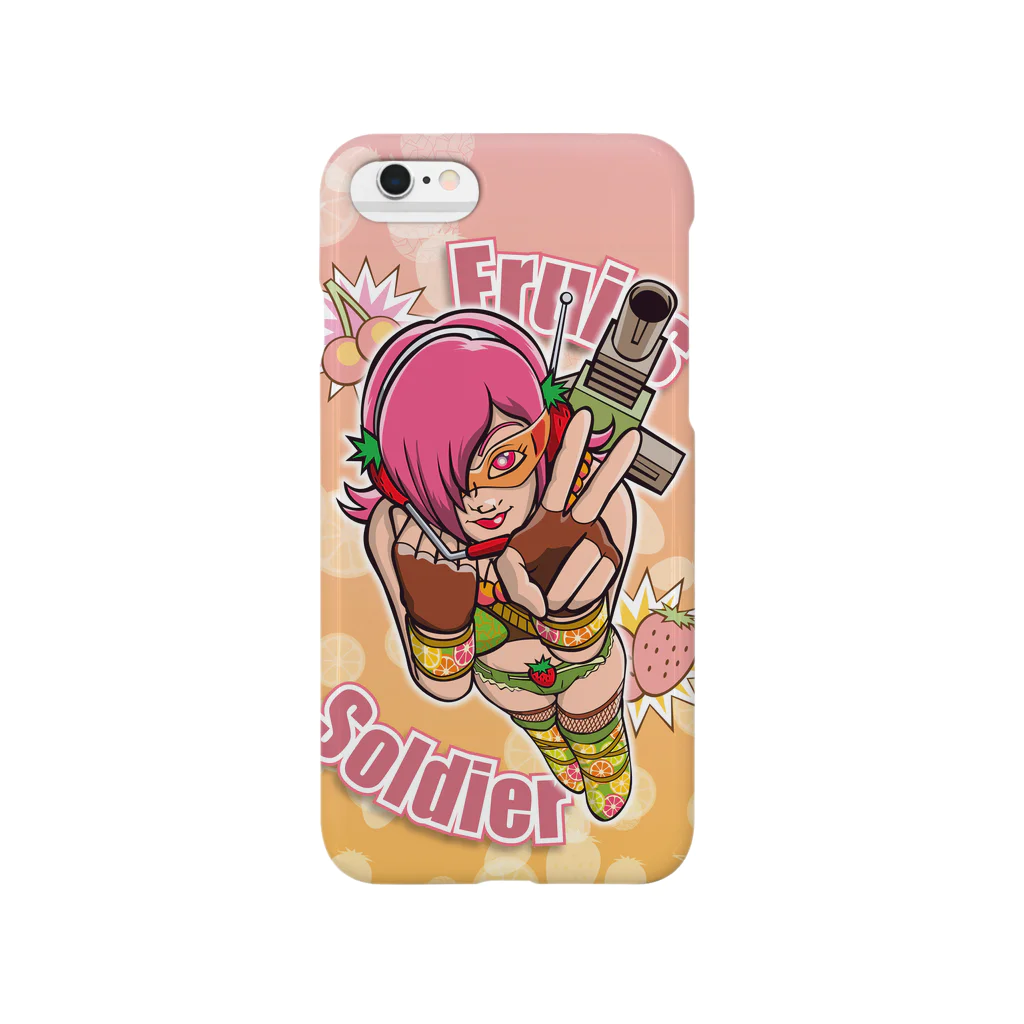 T-jet's Illustration...のFruits Soldier!! Smartphone Case