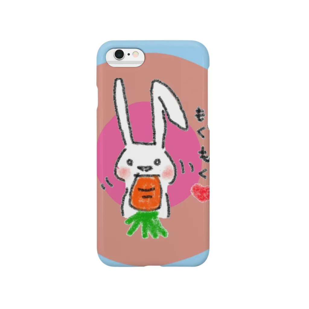 lapin(ラパン)のもぐもぐうさぎ Smartphone Case