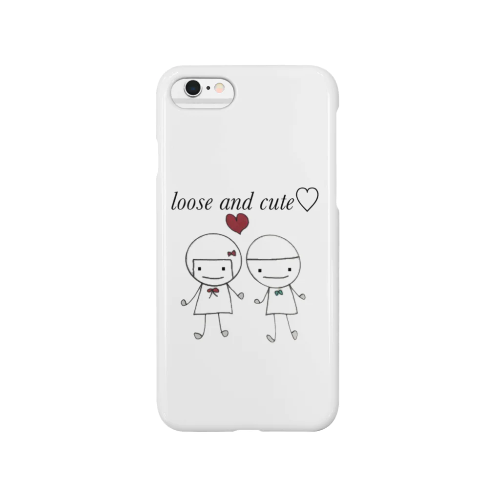 Loose and cuteのオリキャラロゴ入り Smartphone Case