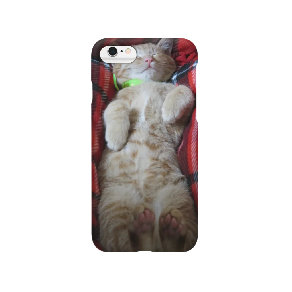 猫充商店の寝たら起きません　はく Smartphone Case