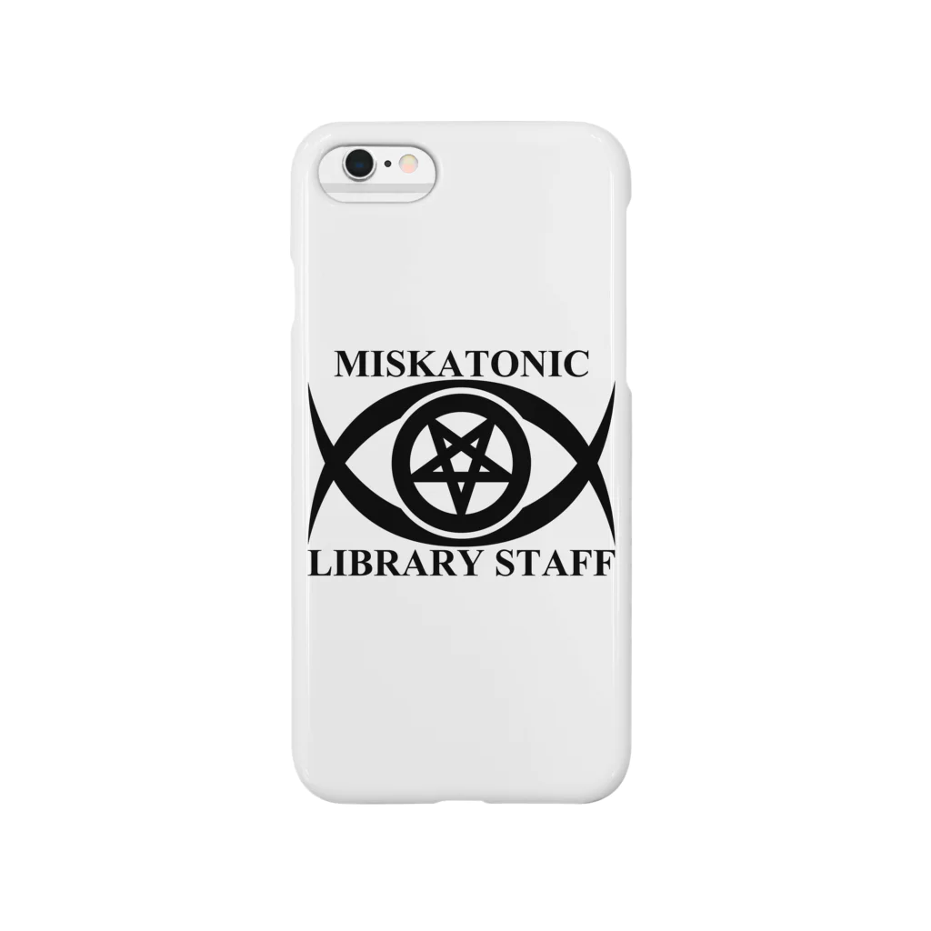 AURA_HYSTERICAのMISKATONIC LIBRARY STAFF スマホケース