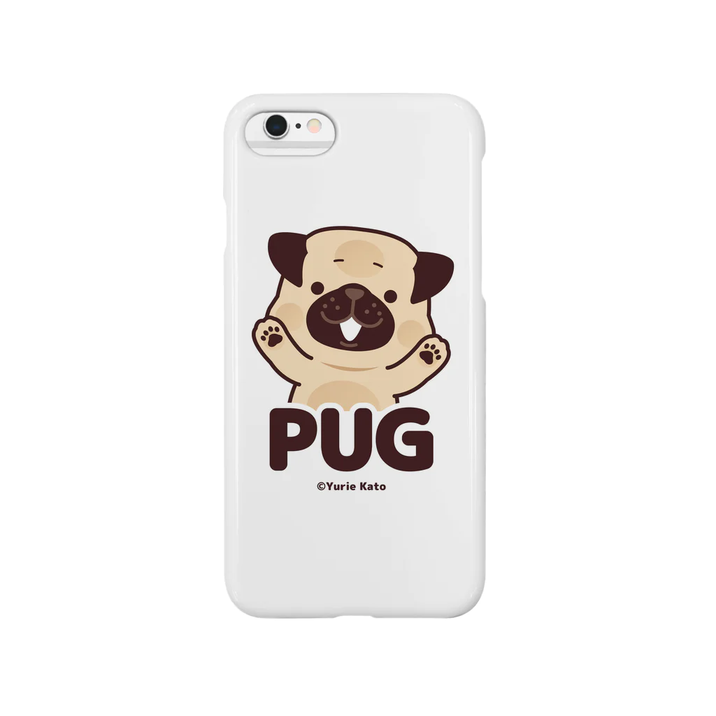 Yurie Kato ┃ パグのランランのPUG(color) スマホケース