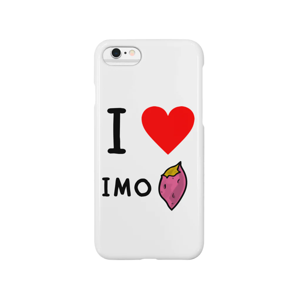 mame&coのI LOVE IMOスマホケース Smartphone Case