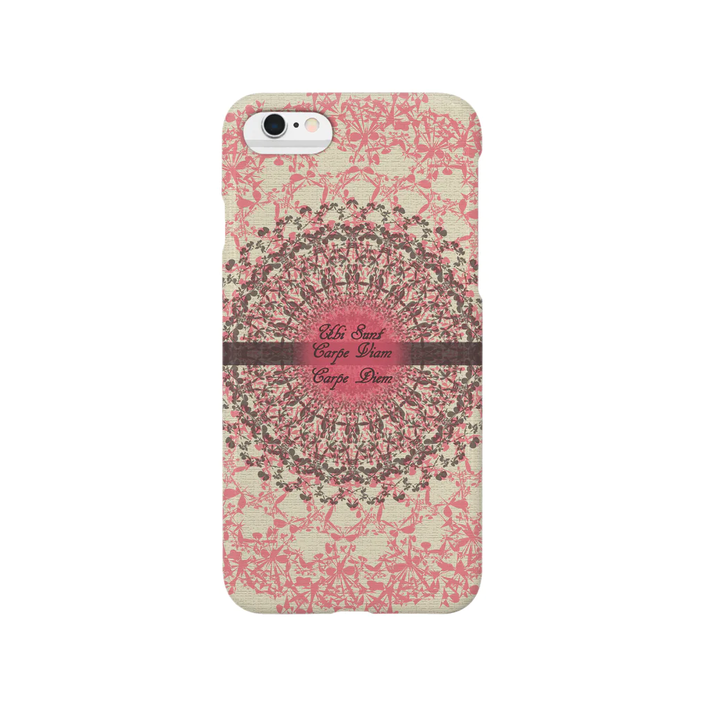 NaopachiのCarpeDiem（ピンクブラウン）：iPhone6 Smartphone Case