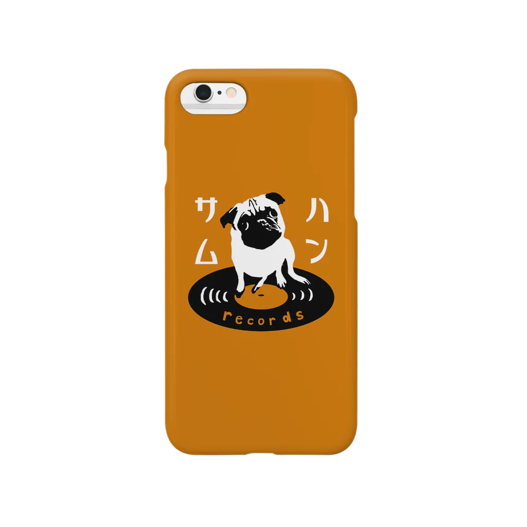 ハンサムレコーズ（湘南レコーズ）のハンサムレコードロゴ（iPhone黄色） Smartphone Case