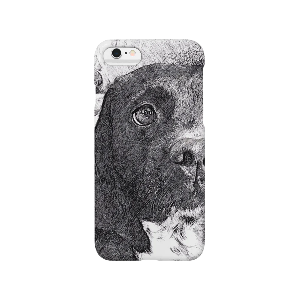 Natural silhouetteのSleepy dog Smartphone Case