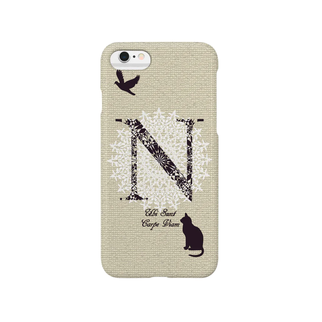 NaopachiのCarpe（ブラックホワイト）：iPhone6 Smartphone Case