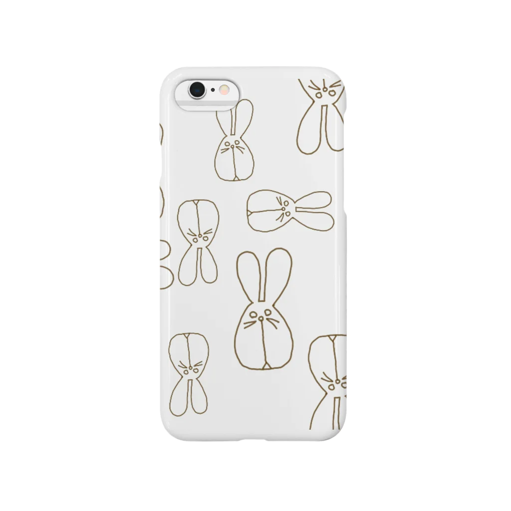 lapin(ラパン)の白目ウサギ Smartphone Case