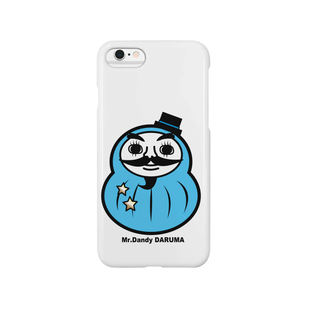 MoonbowのMr.Dandy DARUMA (水色) Smartphone Case