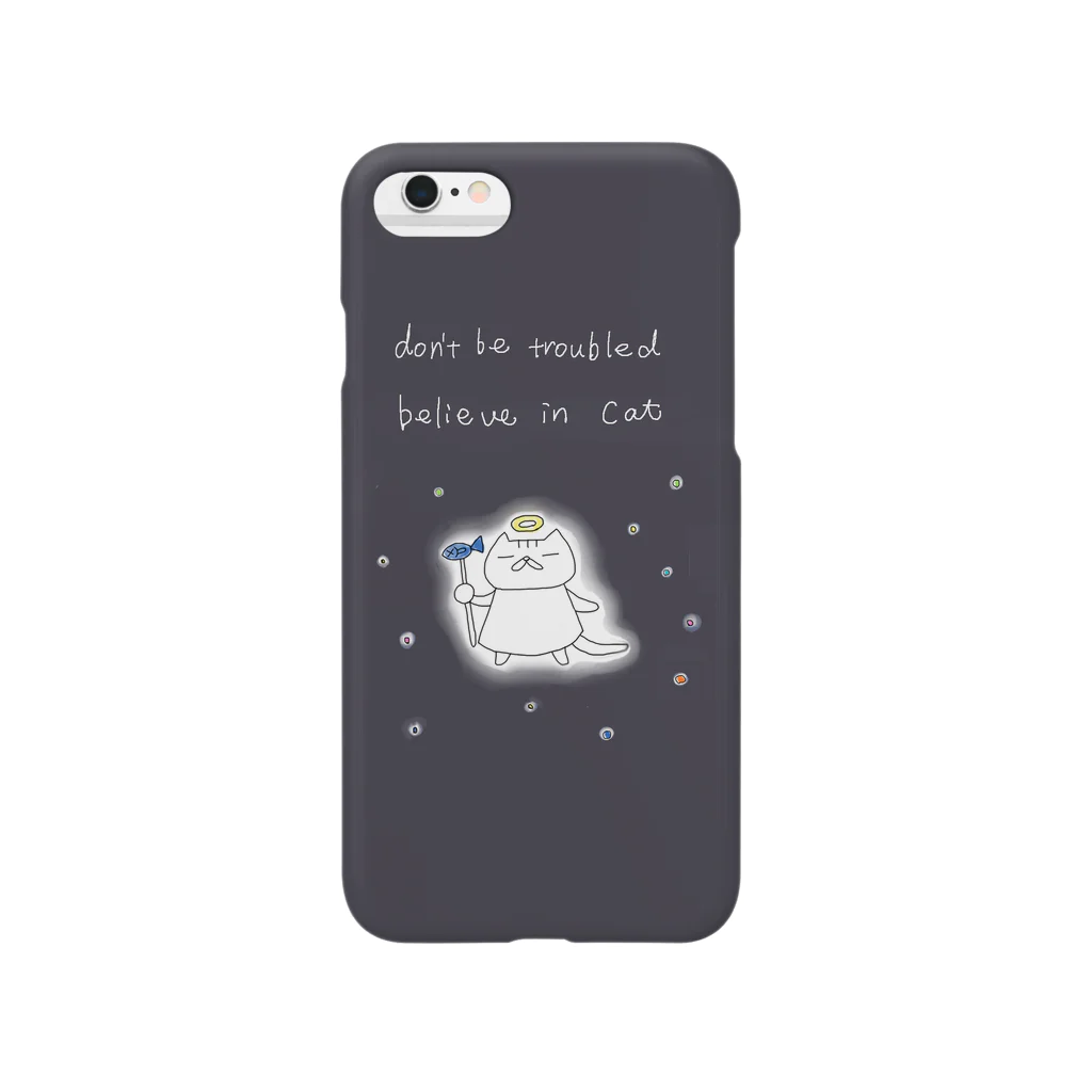 ムラカミアヤコのCAT IS GOD blue Smartphone Case