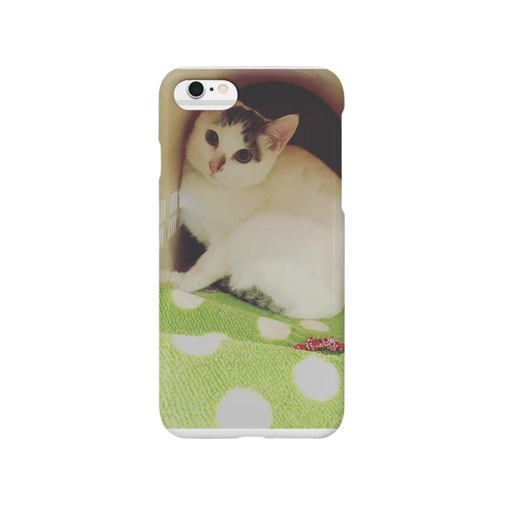 ねこまる広場の新しい家族☆おもち君 Smartphone Case