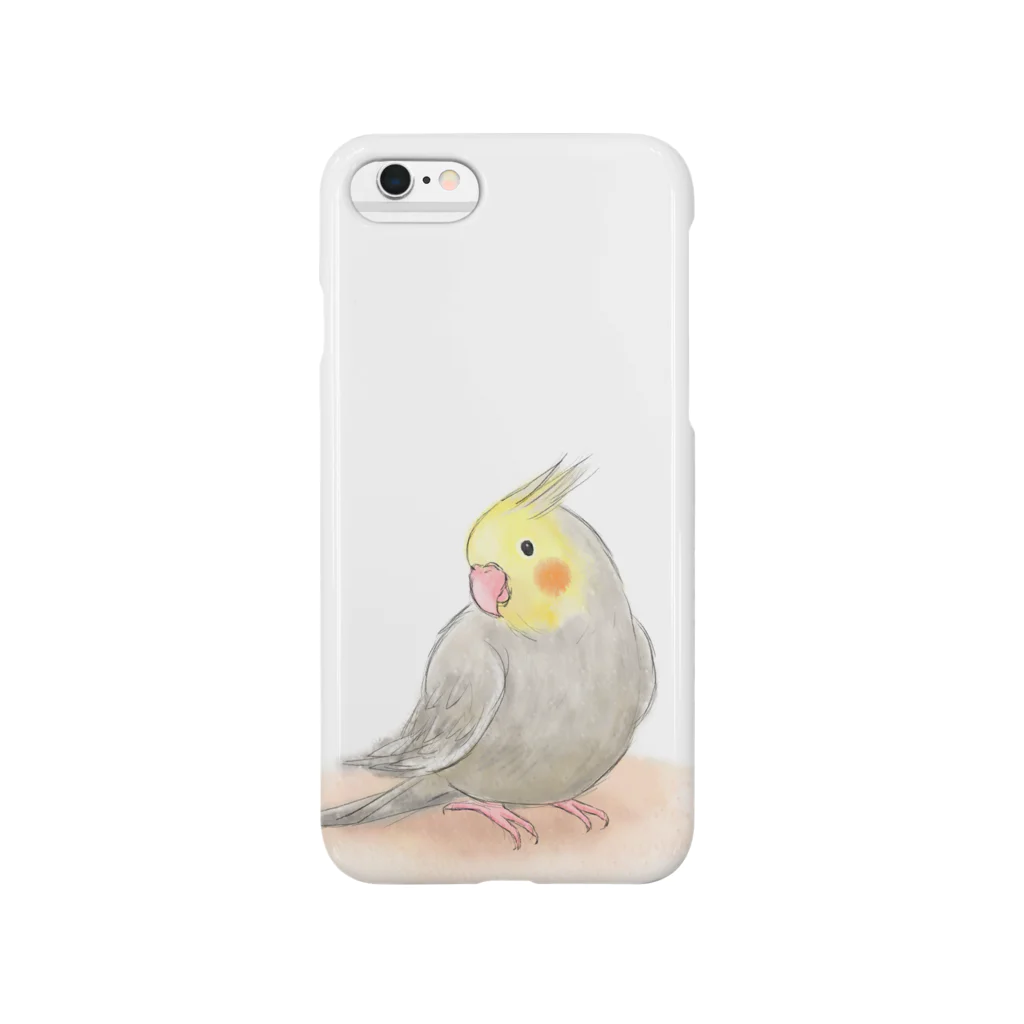 まめるりはことりのオカメインコ　シナモン【まめるりはことり】 Smartphone Case