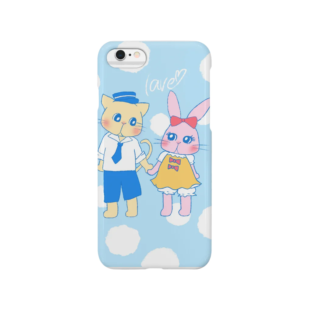 shizukuの猫くんとうさぎちゃん Smartphone Case