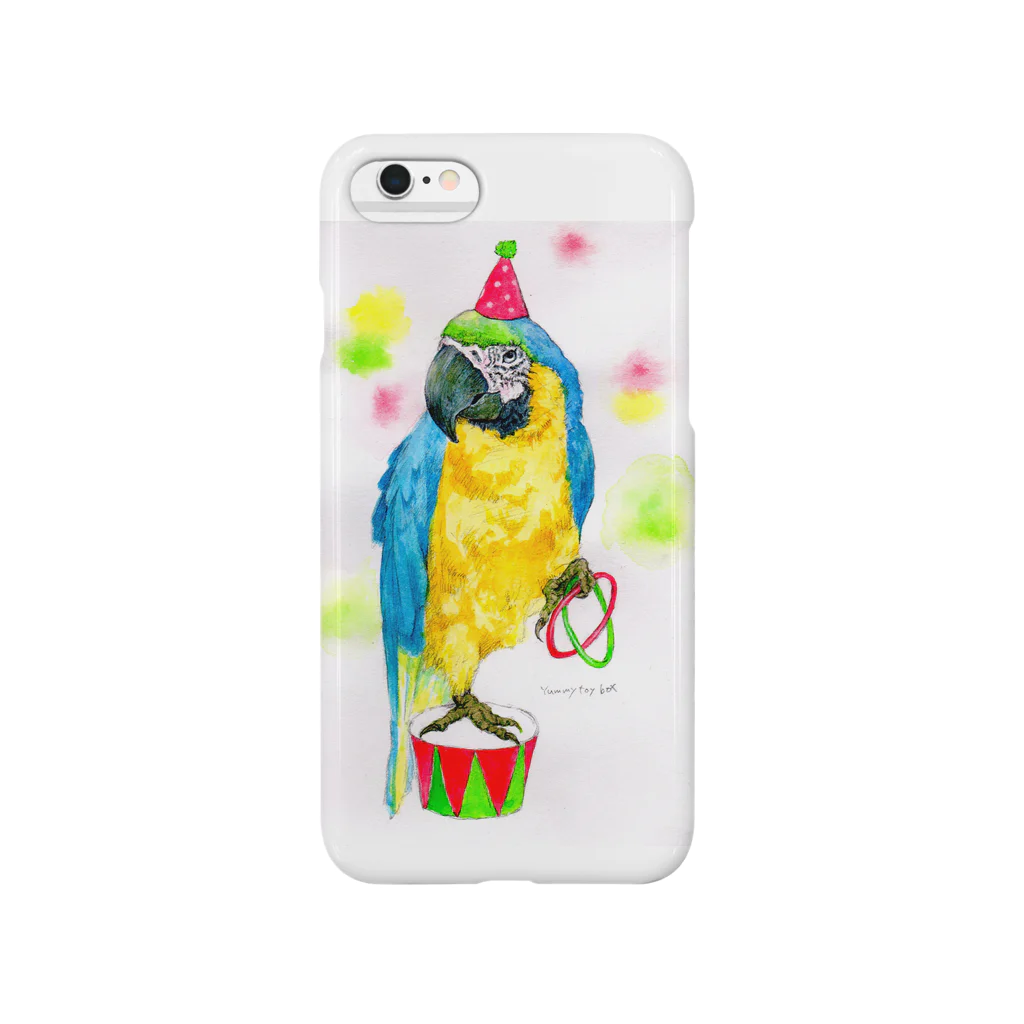 yummy.toy boxのルリコンゴウインコ Smartphone Case