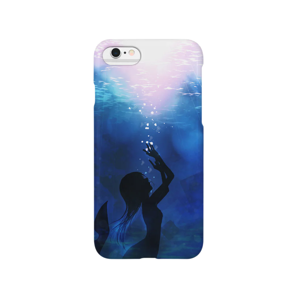 モノクロの海と人魚 Smartphone Case