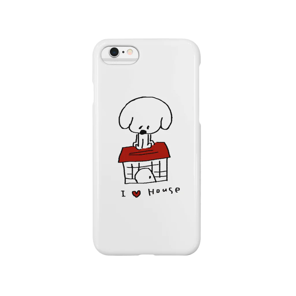 egu shopのI Love House スマホケース