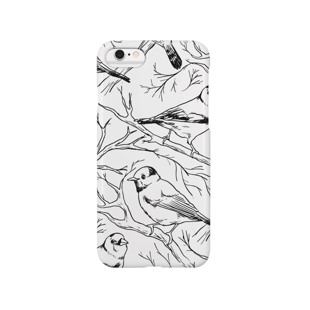Bird'sのトリガラプリント Smartphone Case