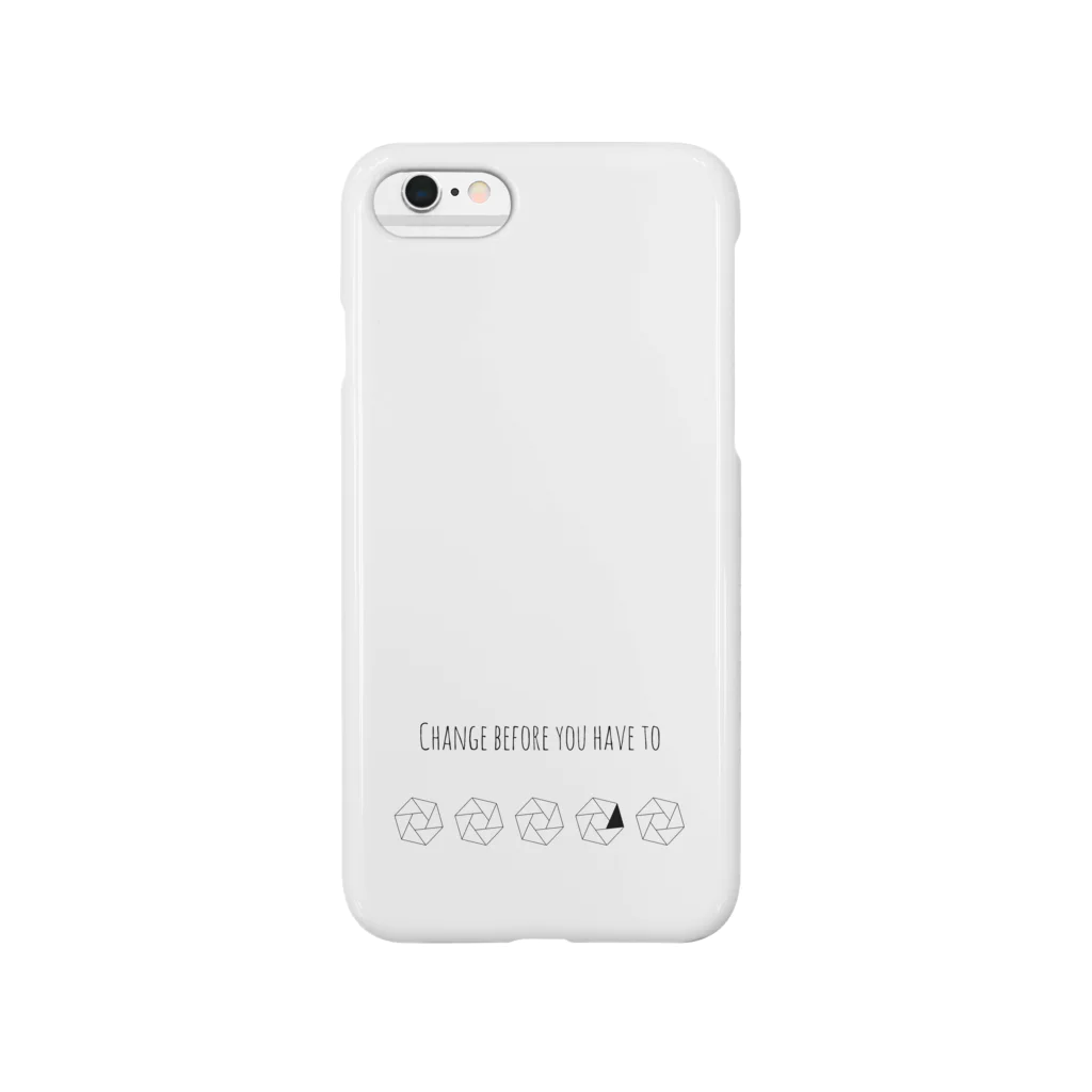 TUNE's ATELIERのSHUTTER (change b4 u haf to) Smartphone Case