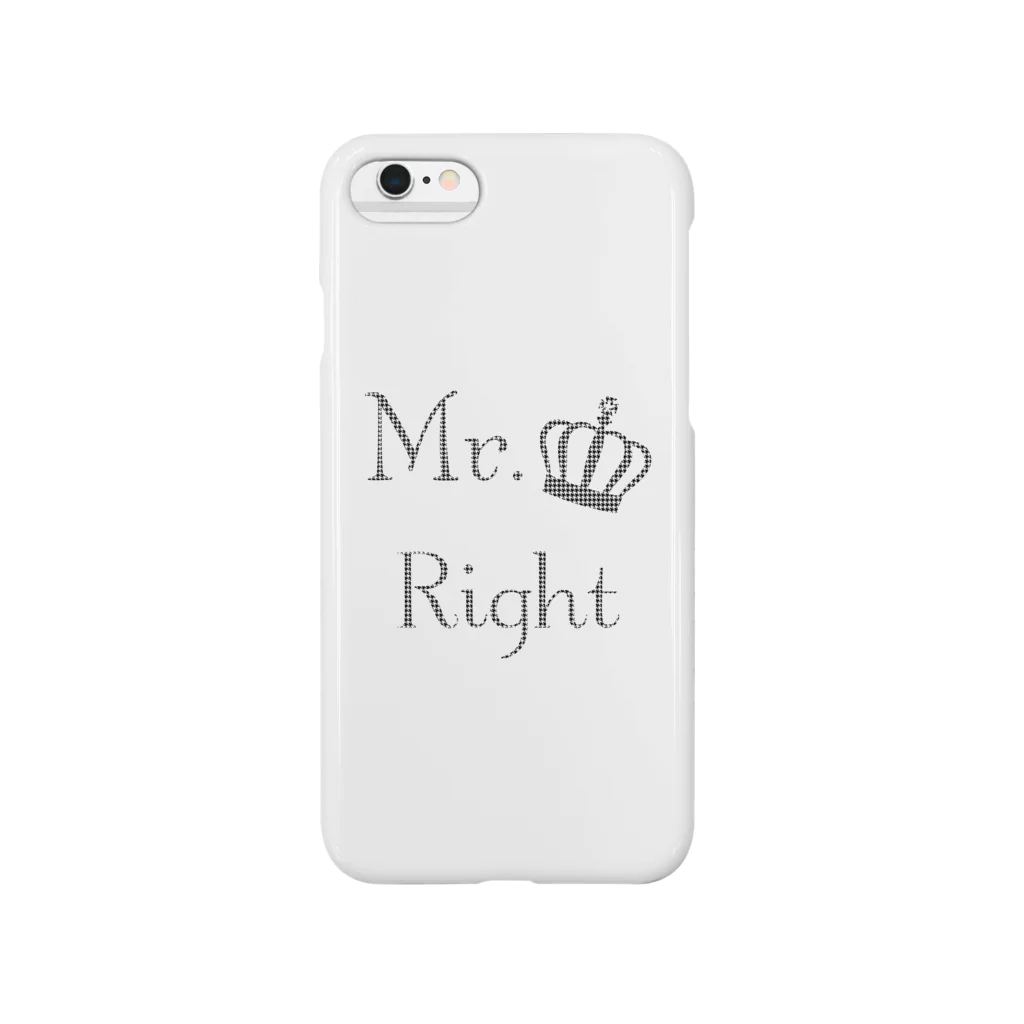 Mr.Rightのおしゃれな千鳥柄ファッションMr.Right Smartphone Case