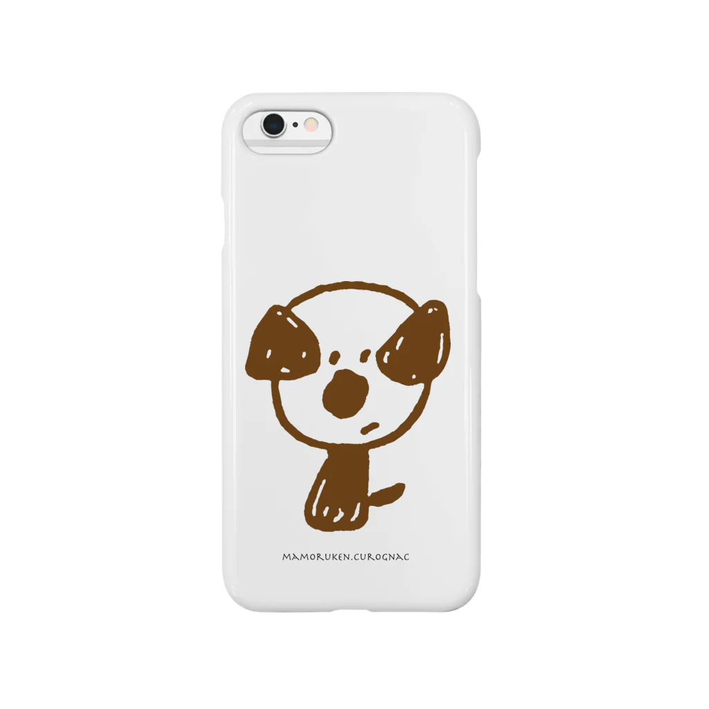 CUROGNACのmamoruken（まもるけん！）brown Smartphone Case