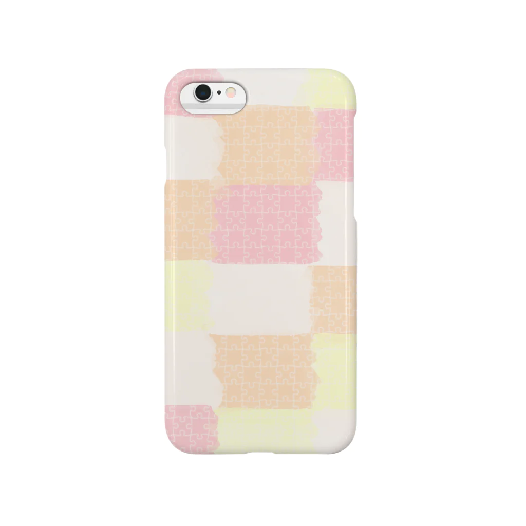 minimomoのIce Puzzle -sherbet color- スマホケース