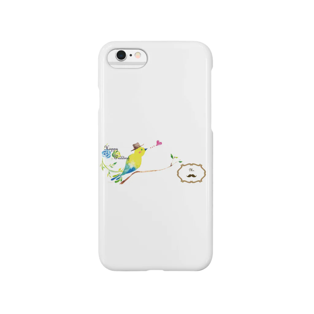Teruyo-KajiyamaのLittle Bird Mr.:Wedding Smartphone Case