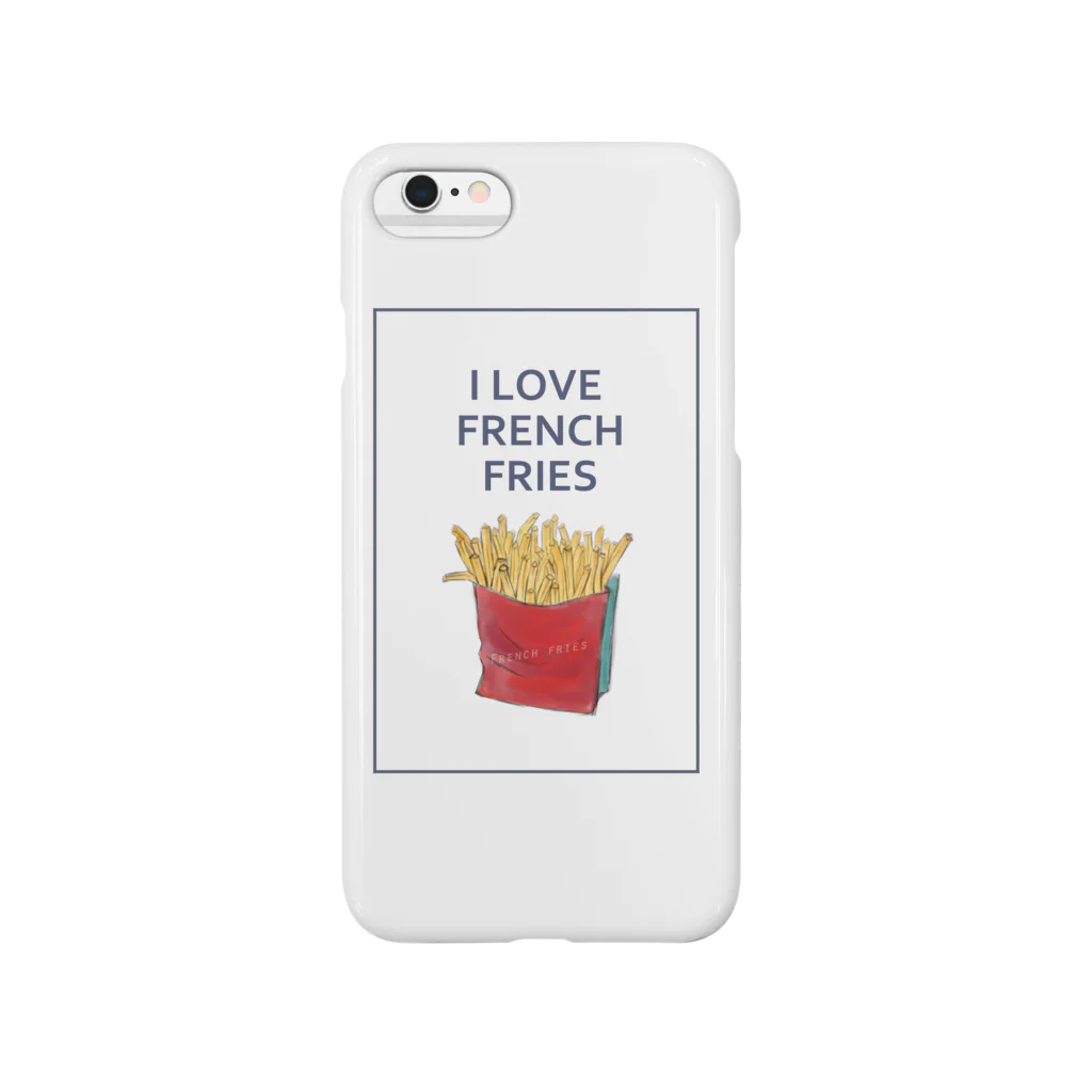 NATSUYA TAKASAKIのI LOVE FRENCH FRIES Smartphone Case