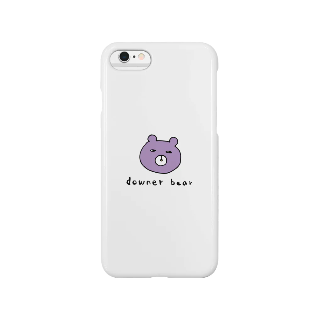 Downer Bearのダウナーベア スマホケース