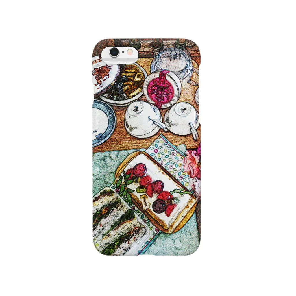 zwei_flugelのAfternoon Tea Party Smartphone Case