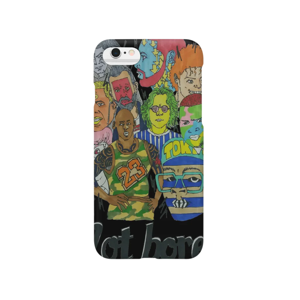 NBDのCelebrity back black Smartphone Case